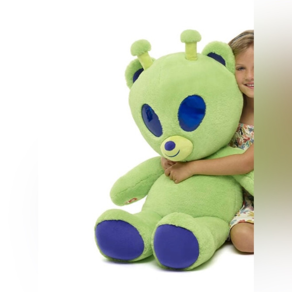 Giant Green Bearlien Plush - build a bear